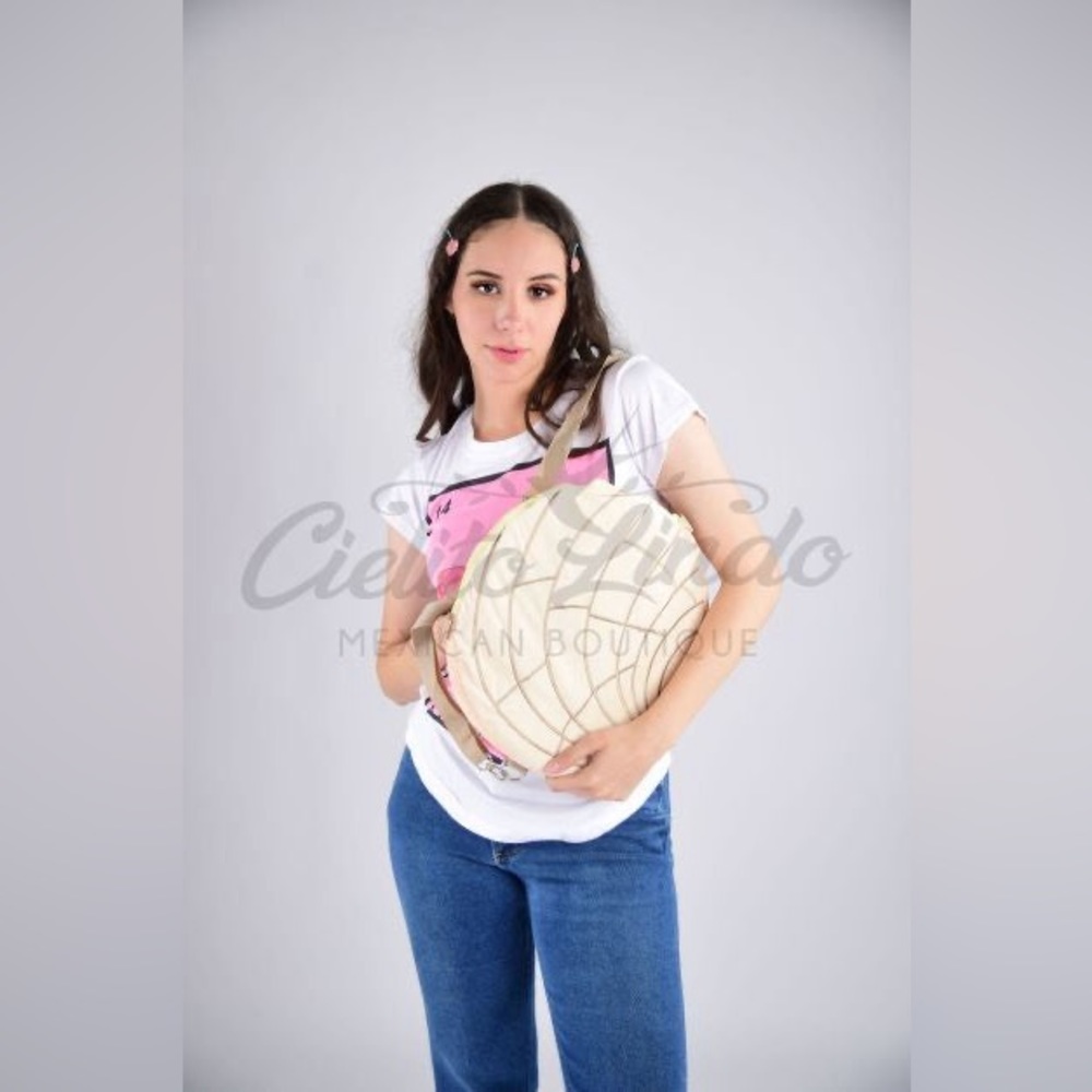 Mexican Pan Dulce Concha Backpack - Picture 8 of 15